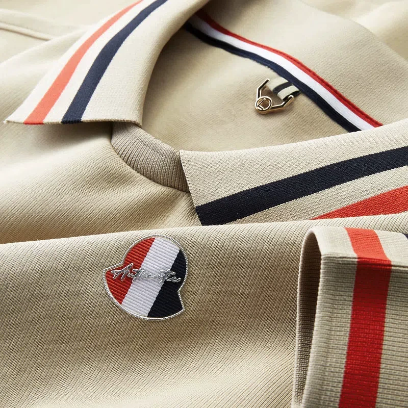 Majestic Trimmed Collar Polo