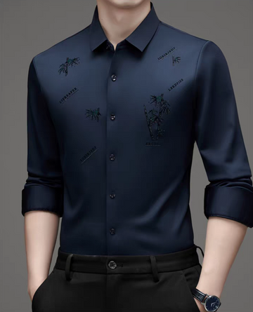Midnight Palmcrest Formal Shirt