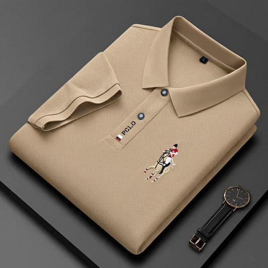 Elegant Equestrian Elegance Polo T-Shirt