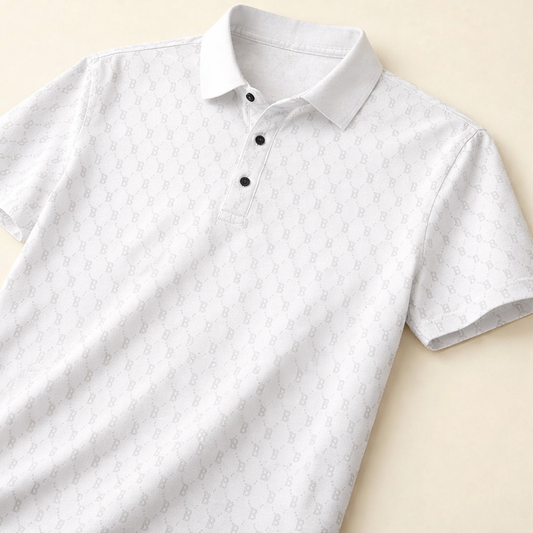 Monogram Mist Luxe Polo T-Shirt