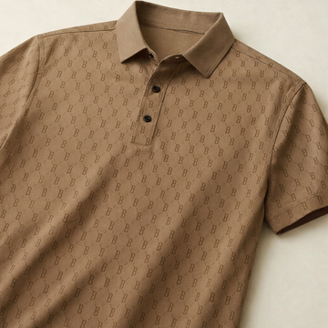 Monogram Mist Luxe Polo T-Shirt