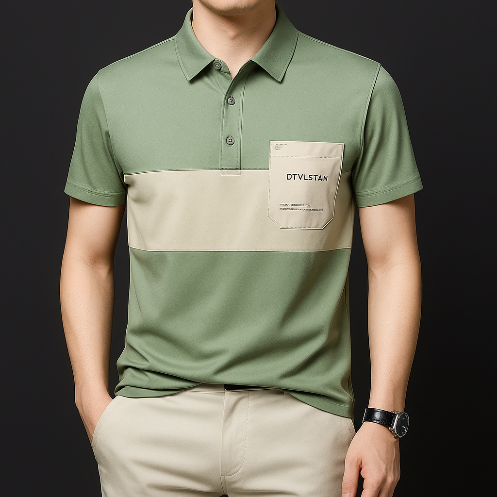 Prestige Line Contrast Pocket Polo T-Shirt