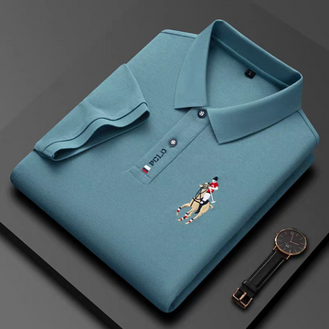 Elegant Equestrian Elegance Polo T-Shirt