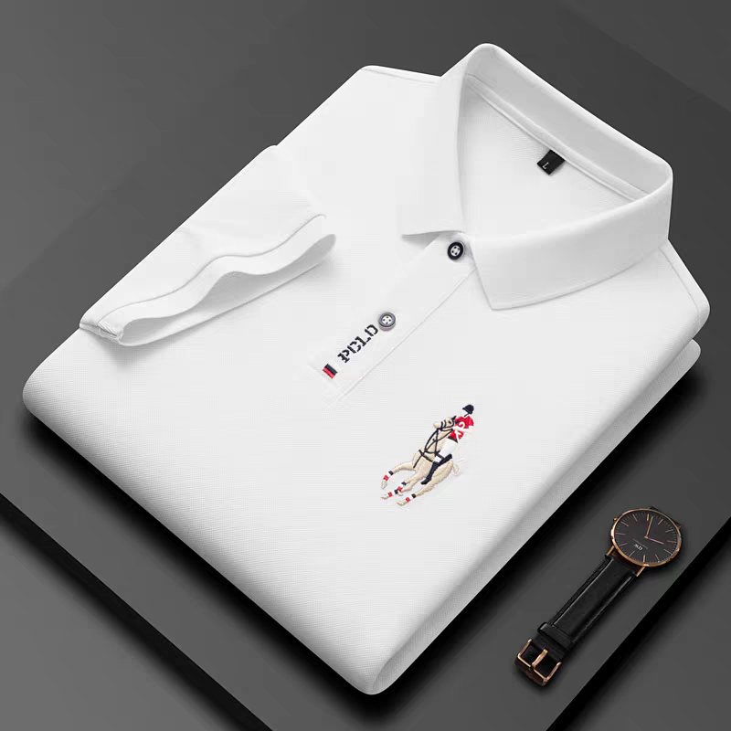 Elegant Equestrian Elegance Polo T-Shirt